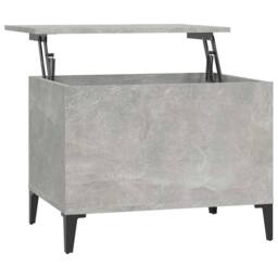 Berkfield Home Decorative Coffee Table Concrete Grey 60x44.5x45 cm Engineered Wood - thumbnail 3