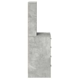 Berkfield Home Highboard Concrete Grey 40x41x135 cm Engineered Wood - Size: 40 x 41 x 135 cm - thumbnail 4