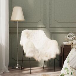 Berkfield Home Icelandic Sheepskin Chair Cover Cream 70x110 cm