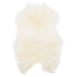 Berkfield Home Icelandic Sheepskin Chair Cover Cream 70x110 cm - thumbnail 2