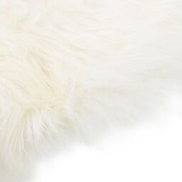 Berkfield Home Icelandic Sheepskin Chair Cover Cream 70x110 cm - thumbnail 3