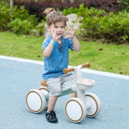AIYAPLAY Kids Balance Bike for 1-3 Years Old with Adjustable Seat in Green - thumbnail 1