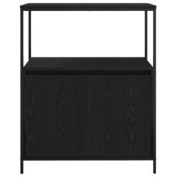 Berkfield Home Durable Bathroom Cabinet with Shelves Black Oak 76.5x35x95 cm - thumbnail 6