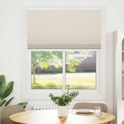 Berkfield Home Plisse Blind 110x125cm Creme in Cream - Size: 110x125 cm - thumbnail 1