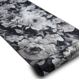 RugsX Anti-Slip Lotus Runner in Grey - Size: 100 cm x 150 cm - thumbnail 2
