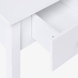 Wyld and Coco Console Table White MDF with Two Drawers 75 x 40 cm - thumbnail 7