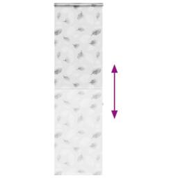 Berkfield Home Shower Roller Blind with Cassette 70x240 cm Fabric Width 66 cm in Grey - thumbnail 5