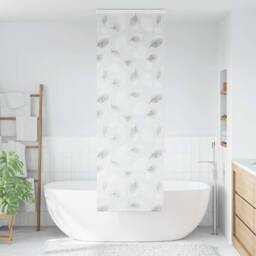 Berkfield Home Shower Roller Blind with Cassette 70x240 cm Fabric Width 66 cm in Grey - thumbnail 1