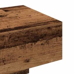 Berkfield Home Coffee Table Old Wood 100x49.5x31 cm Engineered Wood in Brown - thumbnail 8