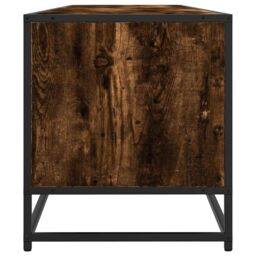 Berkfield Home TV Cabinet Smoked Oak 180.5x40x46 cm Engineered Wood in Brown - thumbnail 5