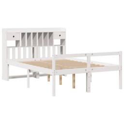 Berkfield Home Bed Frame w/Drawers Frame Sonoma Oak 120x190 cm Small Double in White - Size: King - thumbnail 3
