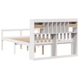 Berkfield Home Bed Frame w/Drawers Frame Sonoma Oak 120x190 cm Small Double in White - Size: King - thumbnail 6