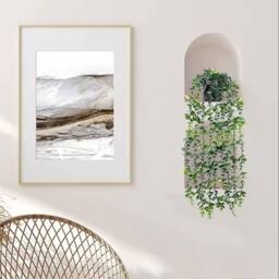 SPETLEK 4X Artificial Hanging Plants in Pots for Home Office in Green - thumbnail 5