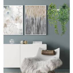 SPETLEK 4X Artificial Hanging Plants in Pots for Home Office in Green - thumbnail 6