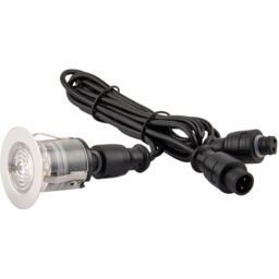 Loops Single Recessed 35mm Decking Light Module - 0.65W CCT LED - Stainless Steel in Metallics