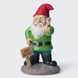 Menkind BigMouth Go Away Gnome Cheeky Garden Guardian - thumbnail 3
