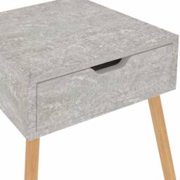 Berkfield Home Elegant Bedside Cabinets 2 pcs Concrete Grey 40x40x56 cm Engineer - Size: 40 x 40 x 56 cm - thumbnail 9