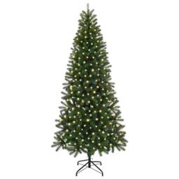 Berkfield Home Artificial Christmas Tree with 300 LEDs Green 180 cm PE & PVC - thumbnail 3