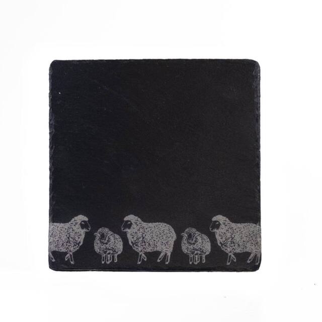 Selbrae House Sheep Slate Pot Stand in Black - image 1