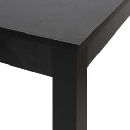 Berkfield Home Bar Table MDF Black 55x55x107 cm - Size: 55 x 55 x 107 cm - thumbnail 4