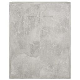 Berkfield Home Sideboard Concrete Grey 60x30x75 cm Engineered Wood - Size: 60 x 30 x 75 cm - thumbnail 5