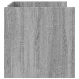Berkfield Home Coffee Table Grey Sonoma 100x50x50 cm Engineered Wood - Size: 100 x 50 x 50 cm - thumbnail 5