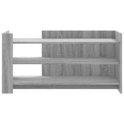 Berkfield Home Coffee Table Grey Sonoma 100x50x50 cm Engineered Wood - Size: 100 x 50 x 50 cm - thumbnail 4