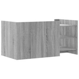 Berkfield Home Coffee Table Grey Sonoma 100x50x50 cm Engineered Wood - Size: 100 x 50 x 50 cm - thumbnail 6