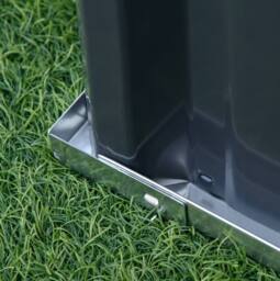 STILVORA Raised Garden Bed 258 cm Steel Planter in Grey - thumbnail 8