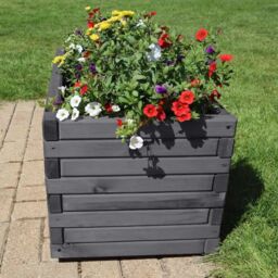 Access Garden Products Pine raised trough planter (L) 200cm × (H) 40cm × (D) 40cm in Grey - thumbnail 6