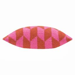 Furn Olsen Geometric Cushion in Fuchsia - Size: 45 cm x 45 cm - thumbnail 3