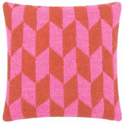 Furn Olsen Geometric Cushion in Fuchsia - Size: 45 cm x 45 cm - thumbnail 2