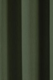 Fusion 'Sorbonne' 100% Cotton Light Filtering Plain Dyed Eyelet Curtains in Bottle Green - Size: 117 cm width x 137 cm drop - thumbnail 3