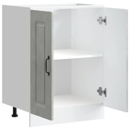 Berkfield Home Sink Base Cabinet Kalmar Concrete Grey 60x46x81.5 cm Engineered Wood - thumbnail 5