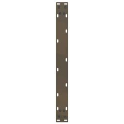 Berkfield Home Coffee Table Legs U-Shaped 2 pcs Natural Steel 60x(30-31) cm Steel in Brown - thumbnail 7