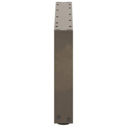 Berkfield Home Coffee Table Legs U-Shaped 2 pcs Natural Steel 60x(30-31) cm Steel in Brown - thumbnail 6