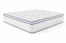 PARADISE BEDS LTD Pillow Top Gel Encapsulated Mattress in White - Size: King