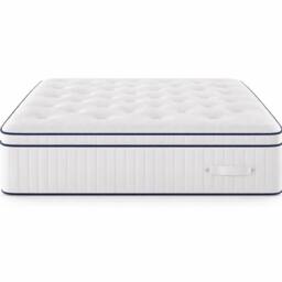 PARADISE BEDS LTD Pillow Top Gel Encapsulated Mattress in White - Size: King - thumbnail 2