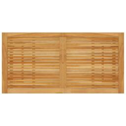 Berkfield Home Garden Bar Table 140x70x104 cm Solid Acacia Wood in Brown - Size: 140 x 70 x 104 cm - thumbnail 4