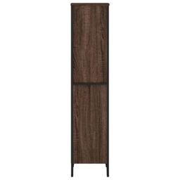 Berkfield Home Bookcase Brown Oak 50x31x137.5 cm Engineered Wood - thumbnail 5