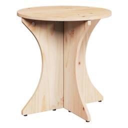 Berkfield Home Traditional Coffee Table 2 pcs Natural Solid pine wood in Light Tan - thumbnail 6