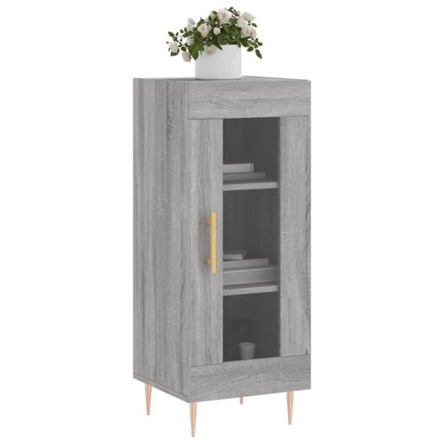 Berkfield Home Sideboard Grey Sonoma 34.5x34x90 cm Engineered Wood - image 1