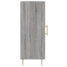 Berkfield Home Sideboard Grey Sonoma 34.5x34x90 cm Engineered Wood - thumbnail 7