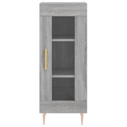Berkfield Home Sideboard Grey Sonoma 34.5x34x90 cm Engineered Wood - thumbnail 5