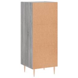 Berkfield Home Sideboard Grey Sonoma 34.5x34x90 cm Engineered Wood - thumbnail 8