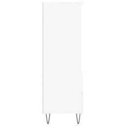 Berkfield Home Highboard White 40x36x110 cm Engineered Wood - Size: 40 x 36 x 110 cm - thumbnail 7