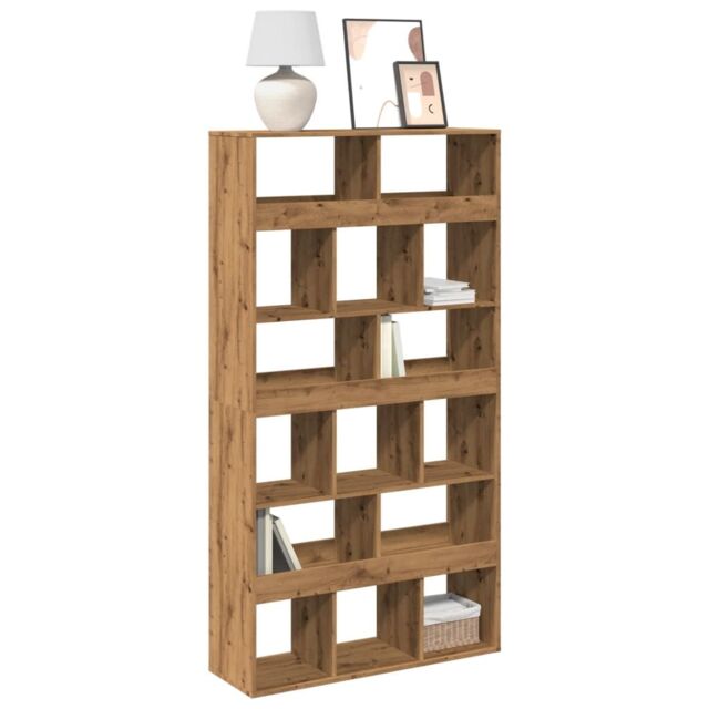 Berkfield Home Bookcase Artisan Oak 100x33x187.5 cm Engineered Wood in Brown - image 1