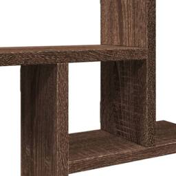 Berkfield Home Wall Shelves 2 pcs Brown Oak 38x12x38 cm Engineered Wood - Size: 38 x 12 x 38 cm - thumbnail 8