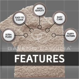 GAVENO CAVAILIA 2 Piece Zero Twist Bath Mat Set in Pink - thumbnail 2