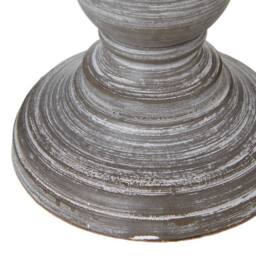 Lemon Pavilion Furniture and Decor Belluno Urn Table Lamp with Linen Shade - L11 x W11 x H24 cm - Grey - thumbnail 4
